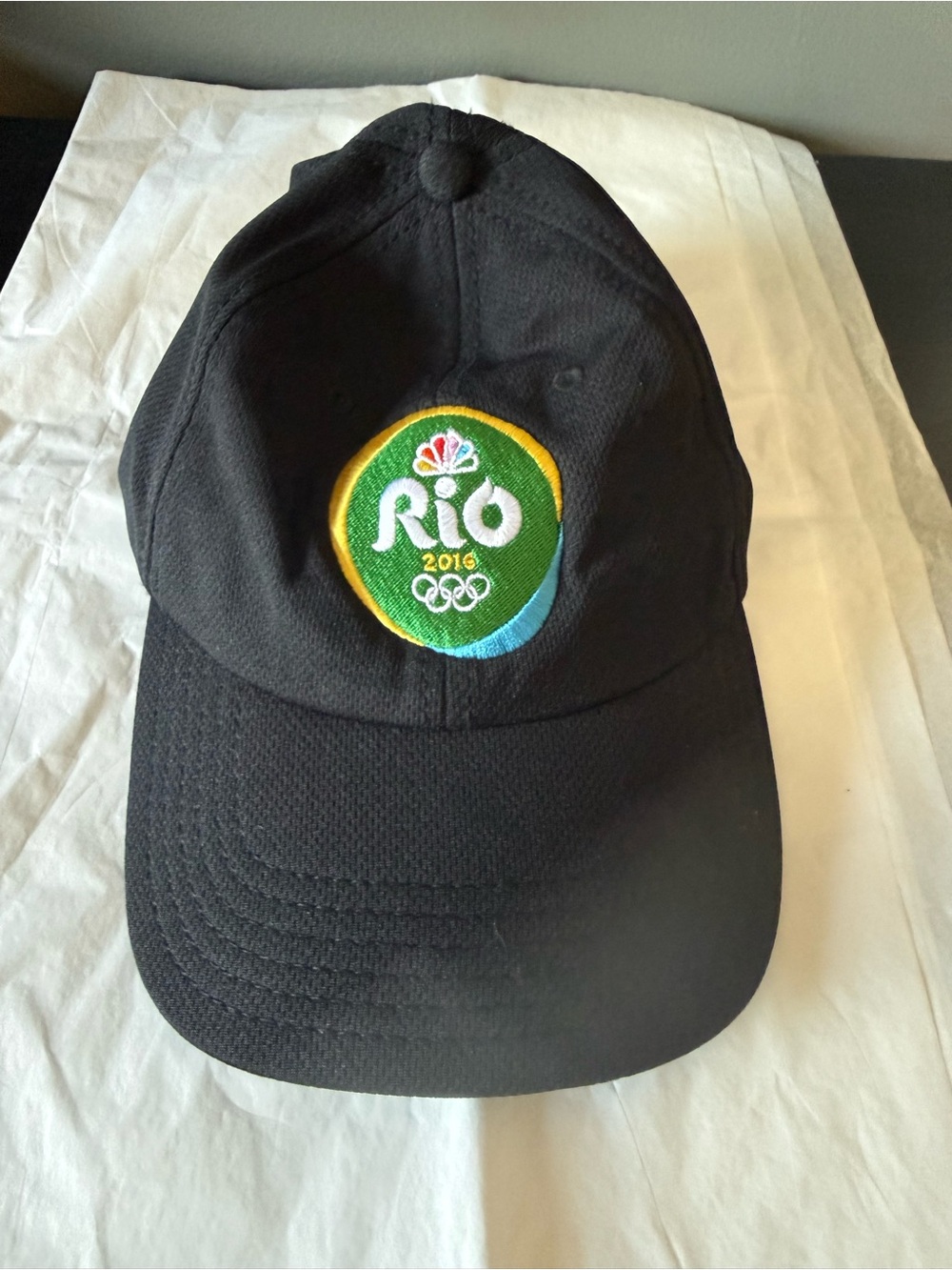 OTTO Black Rio 2016 Embroidered Baseball Cap